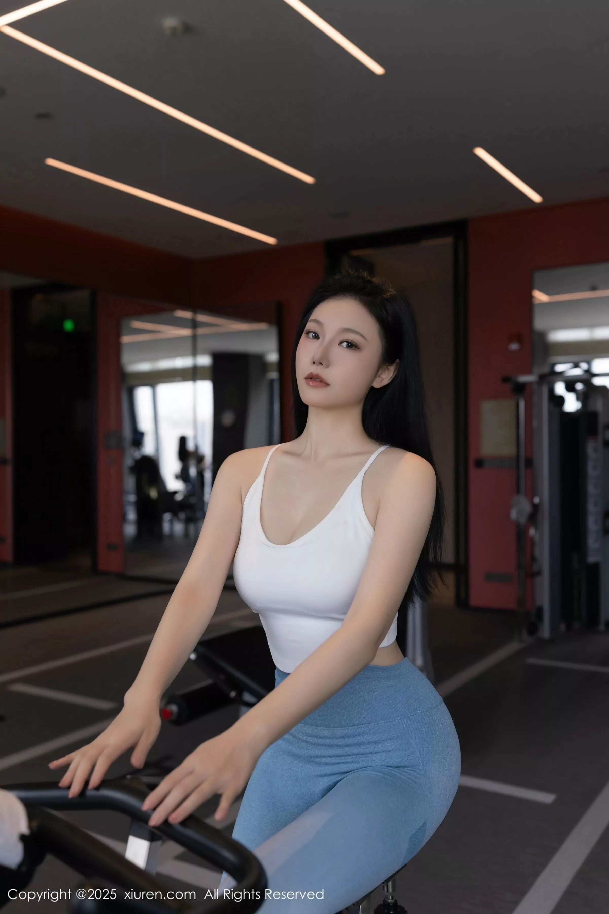 秀人集.com_[XiuRen秀人网]No.10272_模特安然anran健身房性感蓝白色运动服秀曼妙身姿完美诱惑写真80P