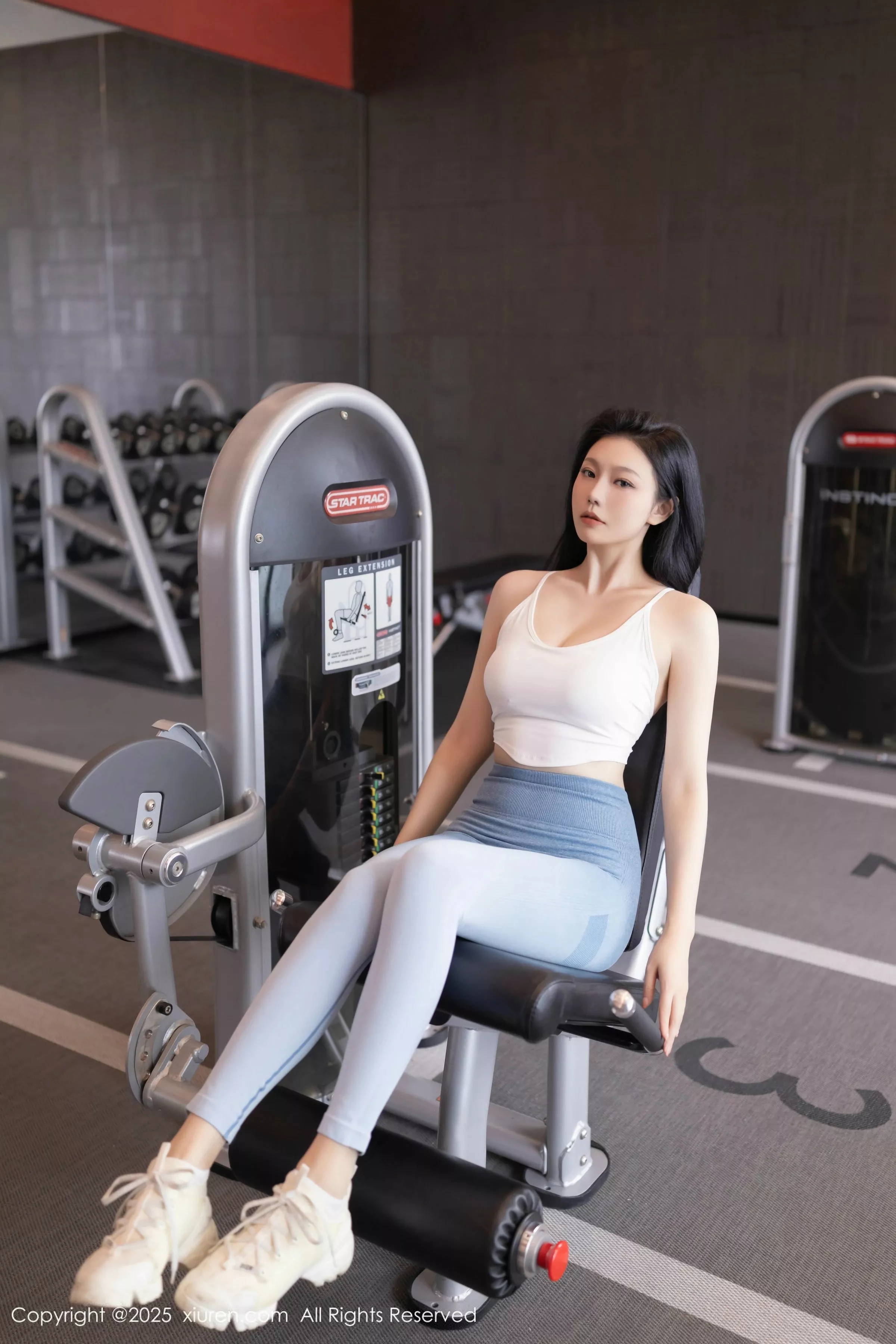 秀人集.com_[XiuRen秀人网]No.10272_模特安然anran健身房性感蓝白色运动服秀曼妙身姿完美诱惑写真80P