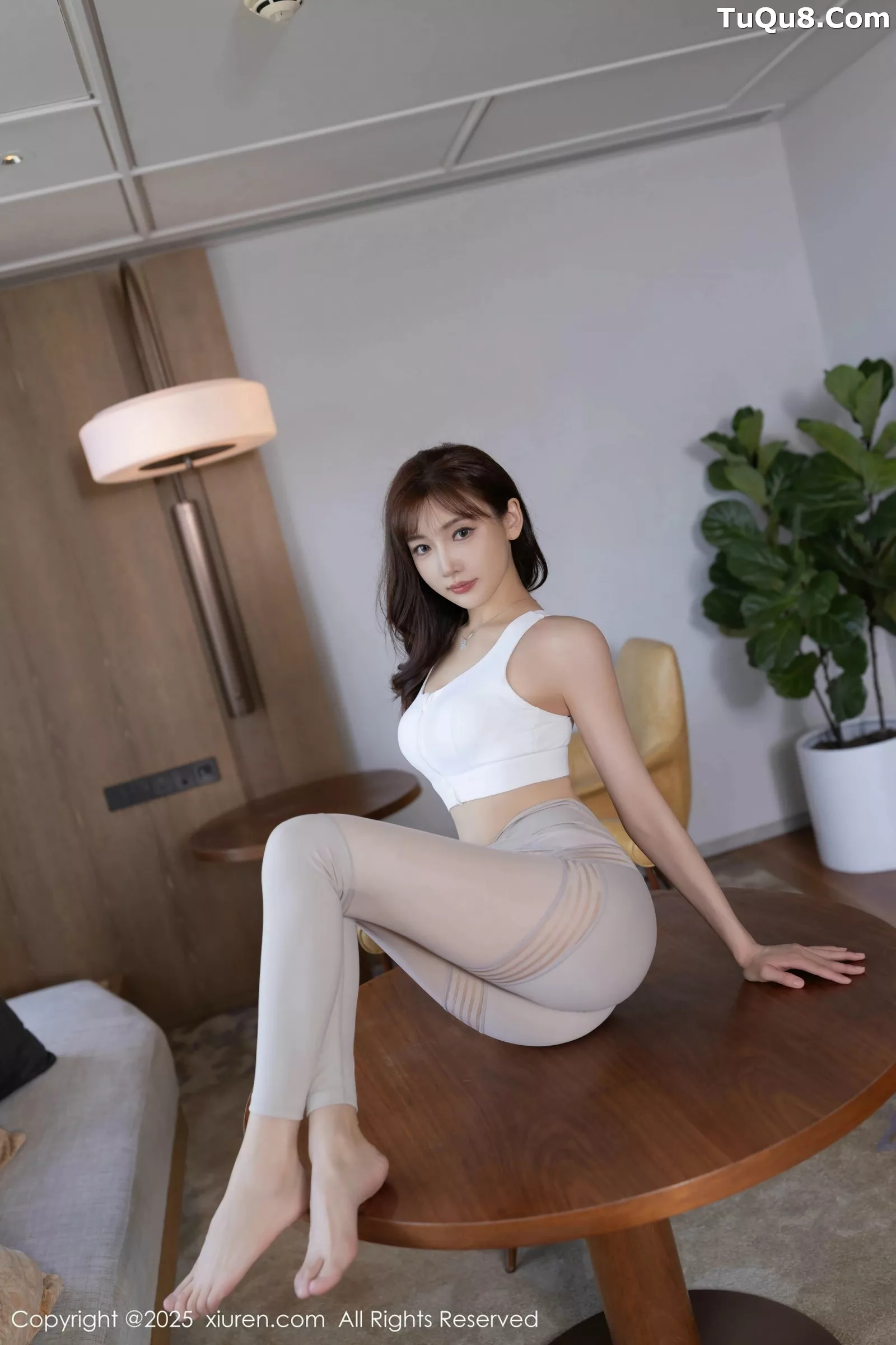 秀人集.com_[XiuRen秀人网]No.10343_模特陆萱萱性感白色内衣配浅色运动裤秀柔美身姿撩人诱惑写真80P