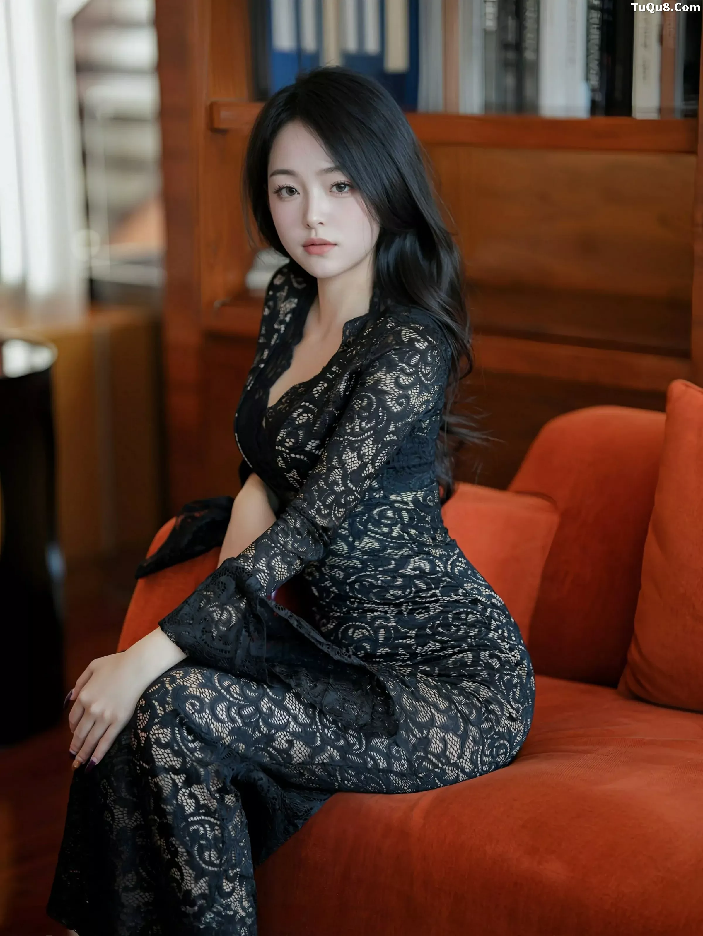 秀人集.com_[XiuRen秀人网]No.10360_模特白琮瑗性感黑色蕾丝长裙半撩露白色内衣秀修长美腿诱惑写真61P