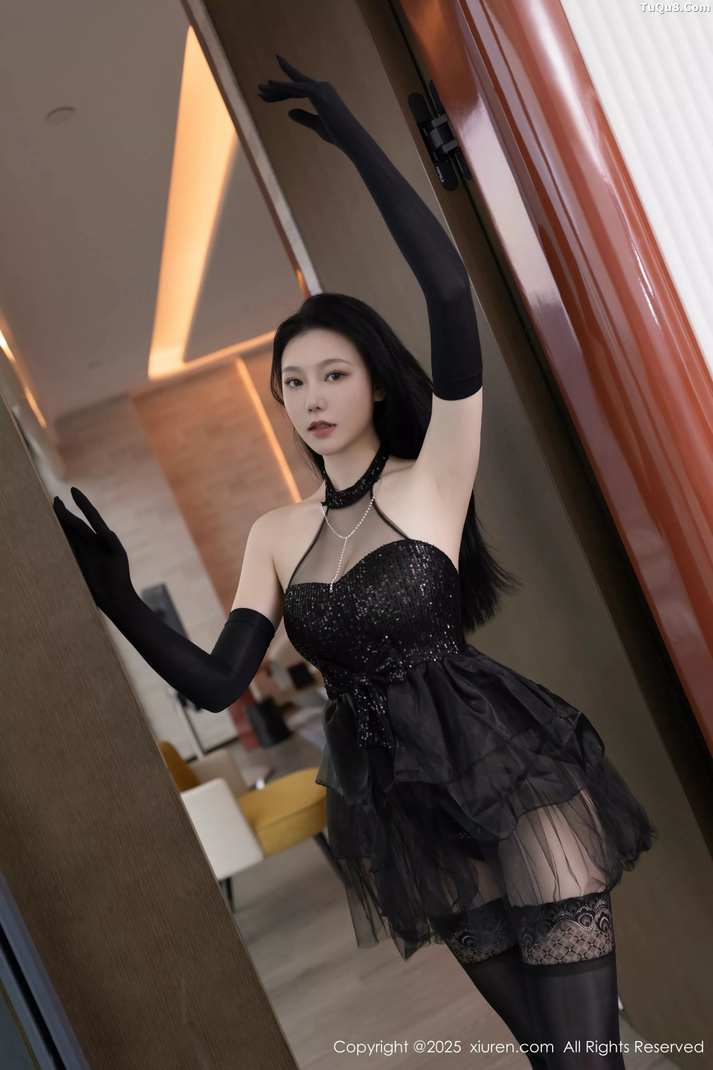 秀人集.com_[XiuRen秀人网]No.10363_模特安然anran性感黑色芭蕾服配黑色丝袜秀曼妙身姿诱惑写真80P