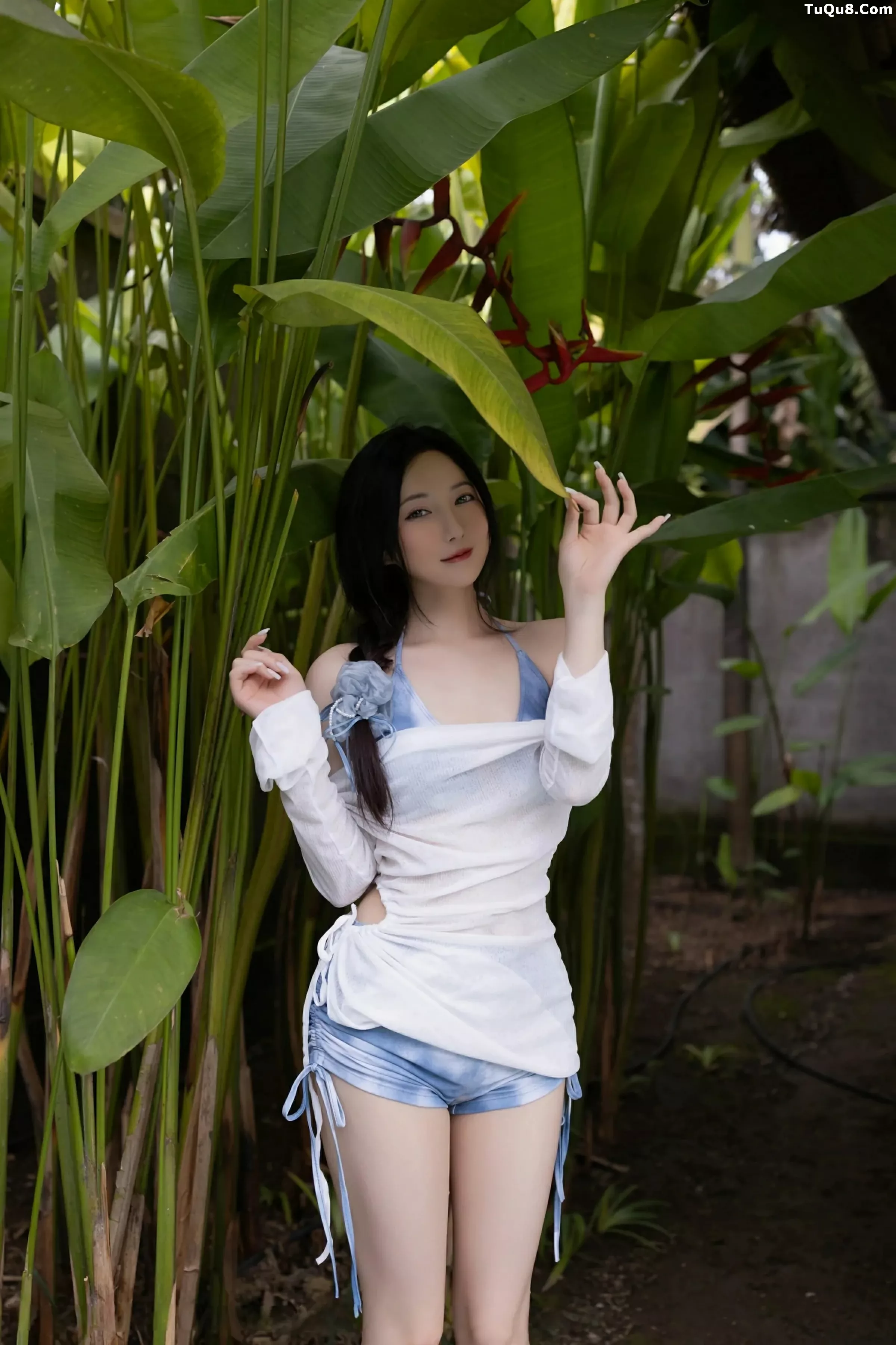 秀人集.com_[XiuRen秀人网]No.10377_模特鱼子酱Fish白色轻透服饰露蓝色比基尼秀曼妙身姿诱惑写真80P