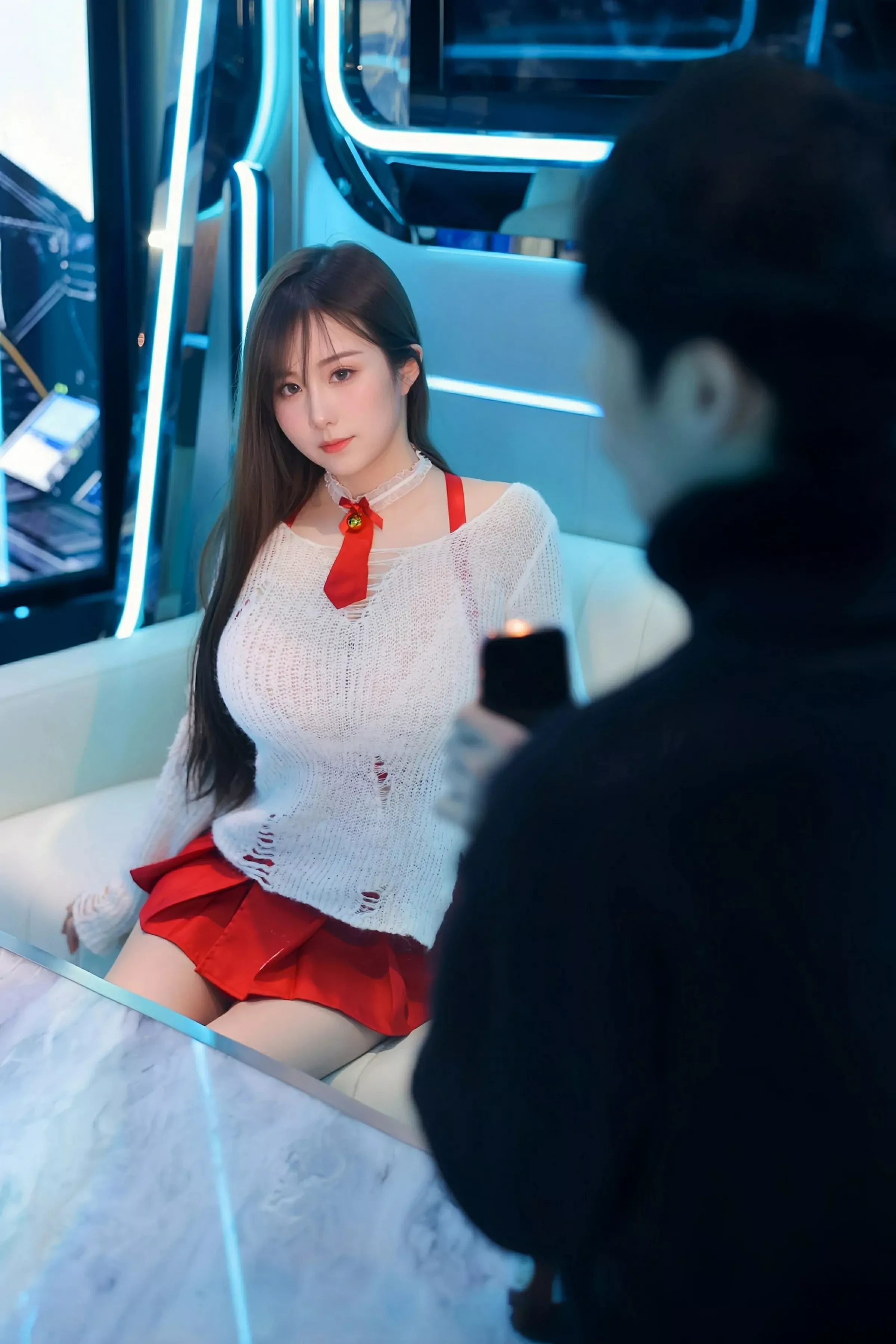 秀人集.com_[XiuRen秀人网]No.10470_模特小肉肉咪私房性感白色蕾丝内衣配白丝袜秀凹凸身材诱惑写真76P