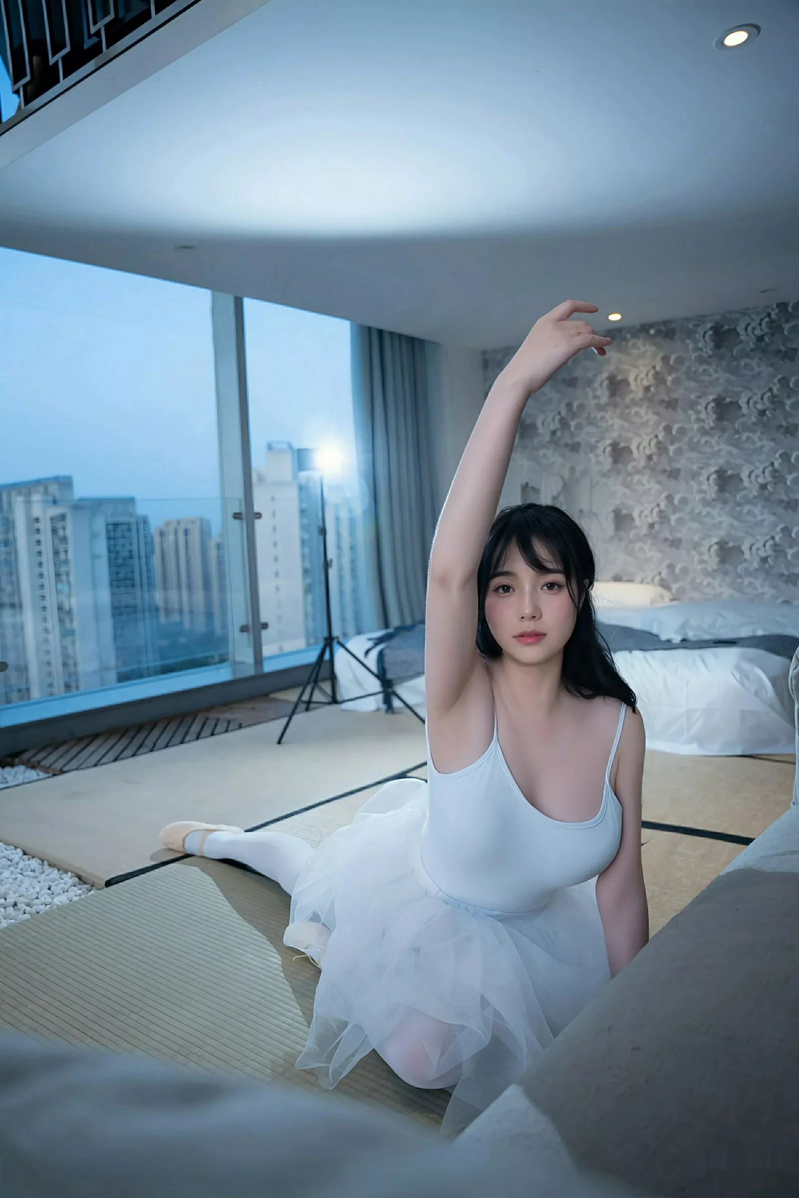 秀人集.com_[XiuRen秀人网]No.10575_模特软情性感白色芭蕾短裙配白色丝袜秀曼妙身姿完美诱惑写真78P