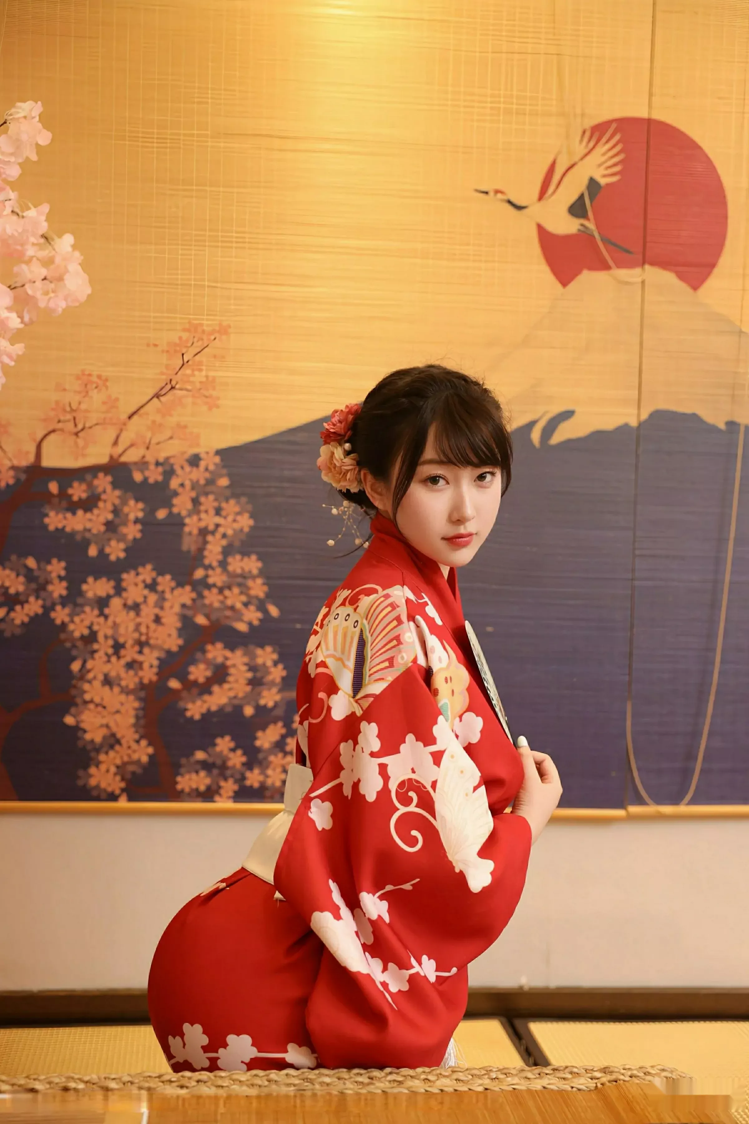 秀人集.com_[XiuRen秀人网]No.10624_模特李沁恩lrene性感日系风红色服饰半脱秀丰腴身材惹火诱惑写真69P