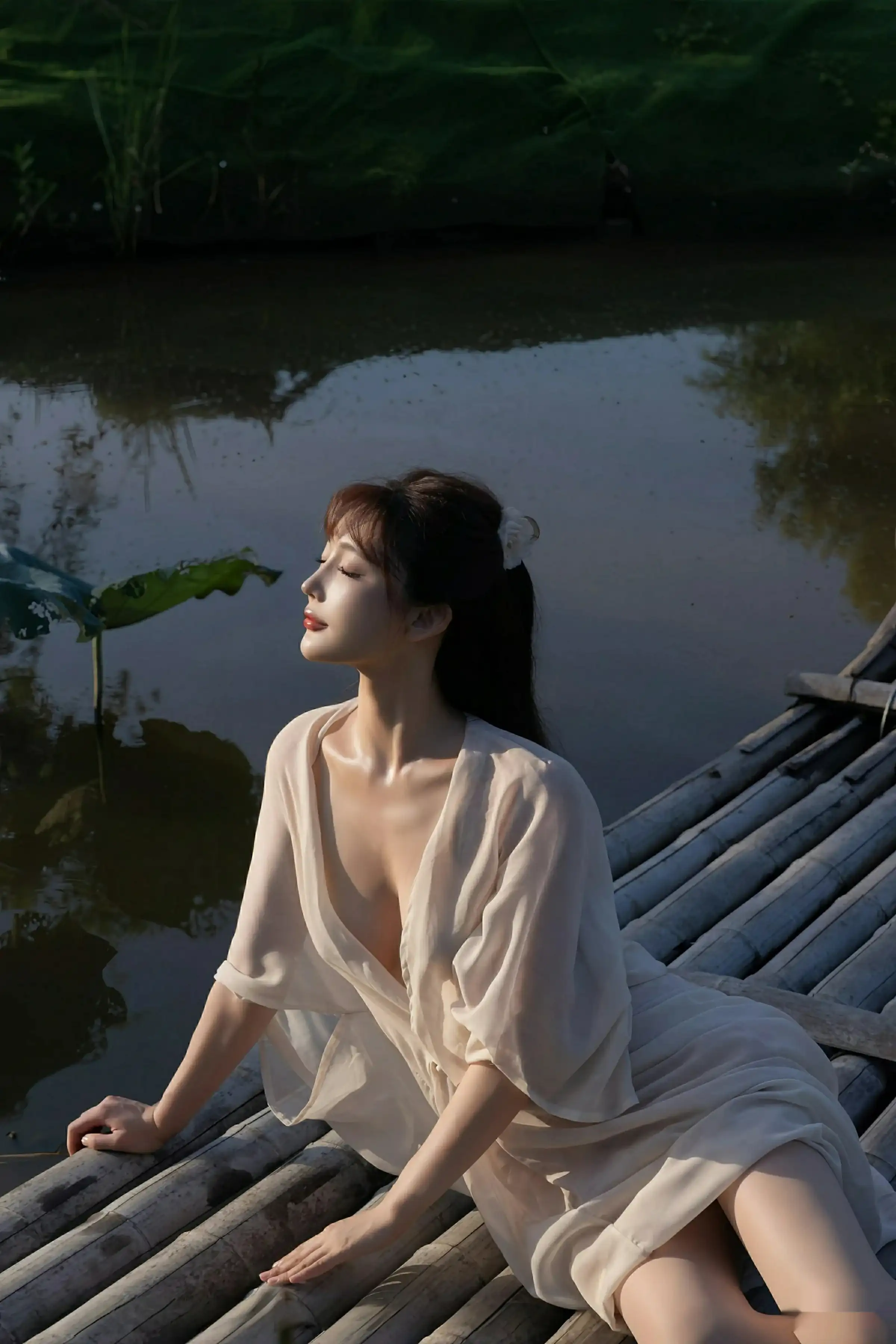 秀人集.com_[XiuRen秀人网]No.10630_模特陆萱萱户外性感浅色薄纱服饰配超薄肉丝秀柔美身姿诱惑写真76P