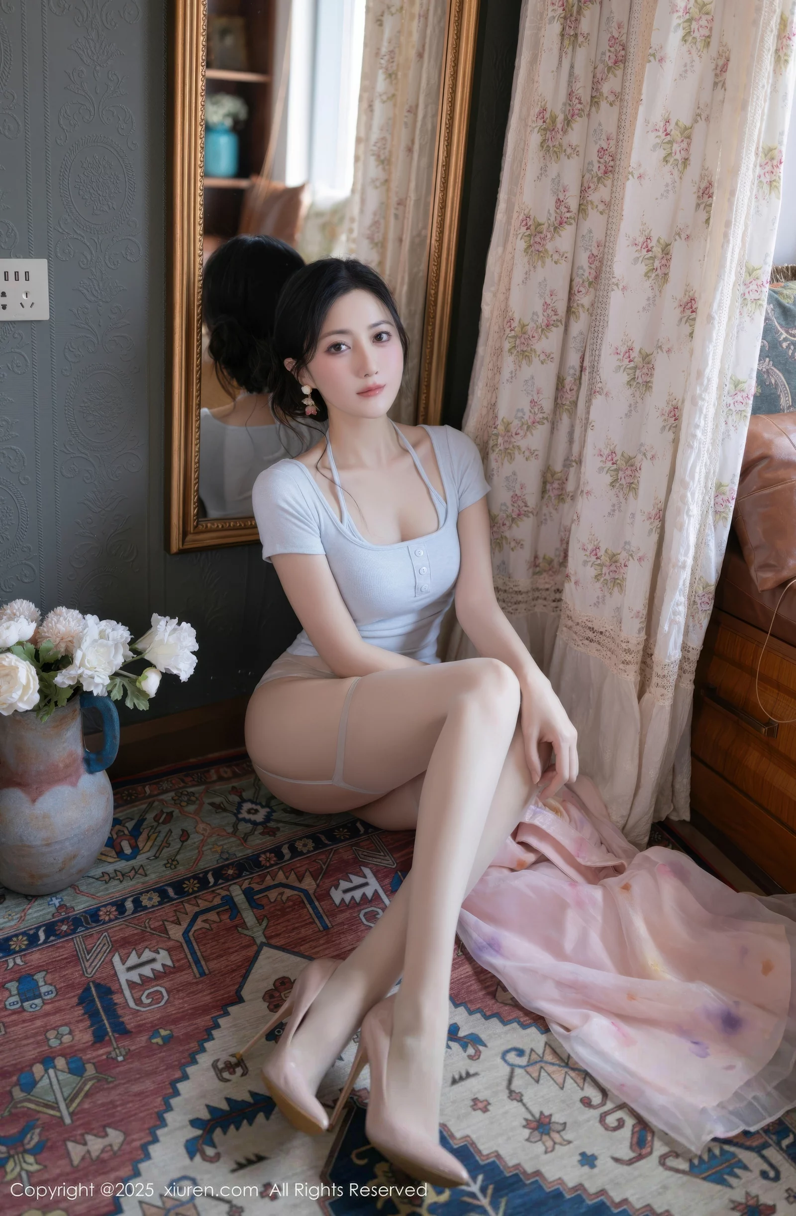 秀人集.com_[XiuRen秀人网]No.10656_模特鱼子酱Fish性感粉色薄纱裙露开档肉丝秀曼妙身姿诱惑写真80P