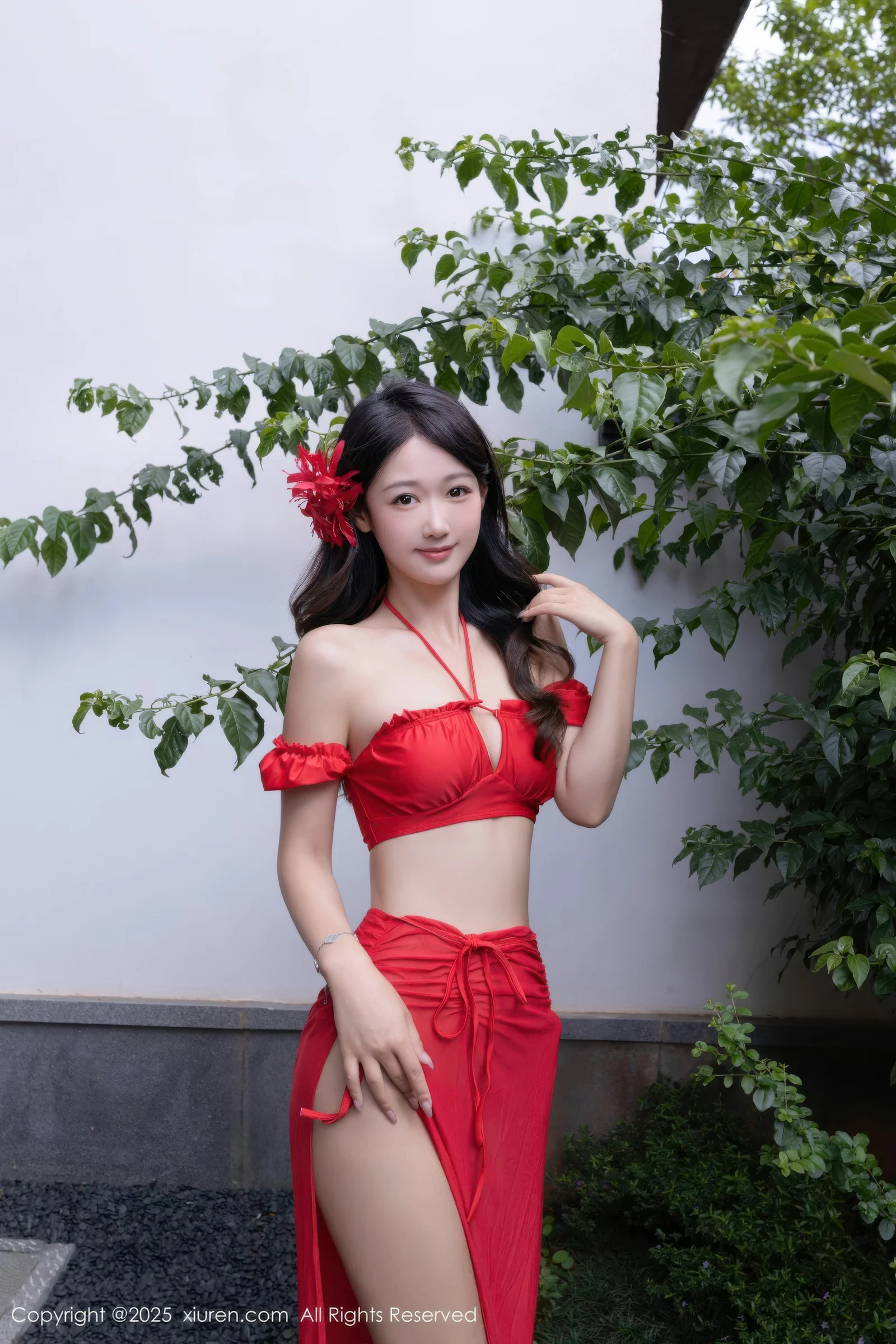 秀人集.com_[XiuRen秀人网]No.10662_模特唐安琪性感红色短裙露红色泳衣秀曼妙身姿迷人诱惑写真80P