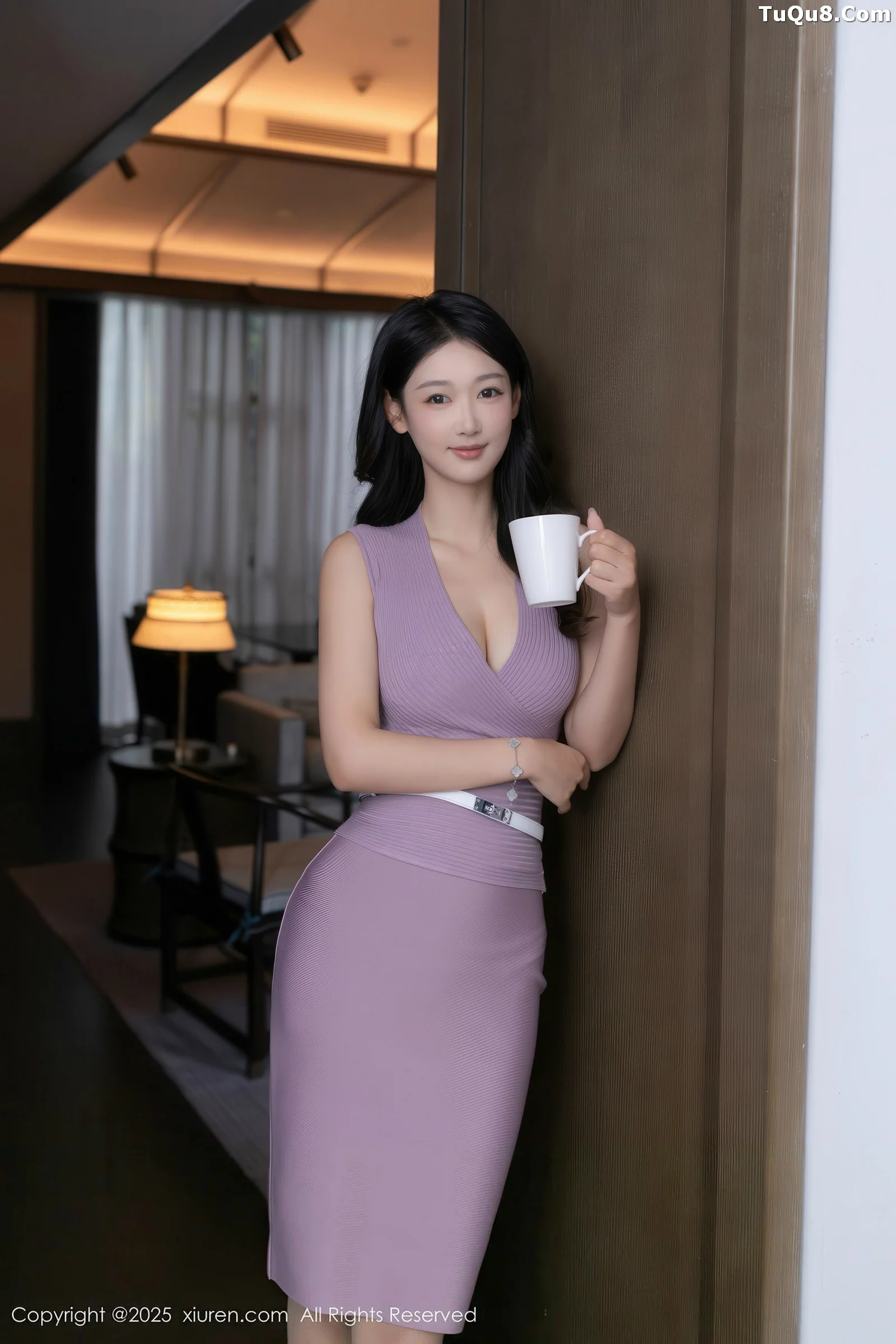 秀人集.com_[XiuRen秀人网]No.10716_模特唐安琪性感紫色连衣裙露白色内衣配肉丝袜秀曼妙身姿诱惑写真82P