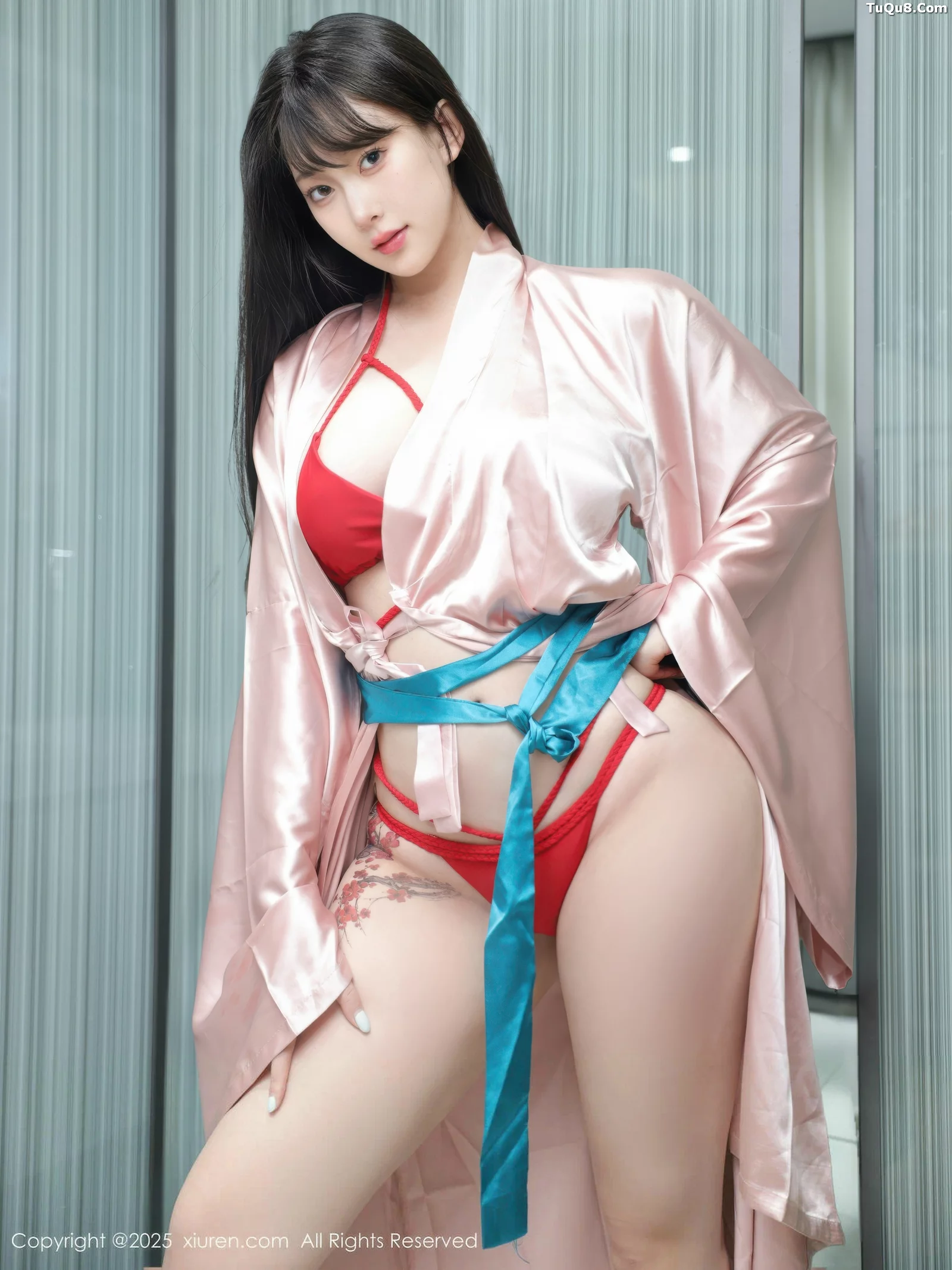 秀人集.com_[XiuRen秀人网]No.10724_模特李沁恩lrene浴室场景性感红色比基尼秀丰腴身材撩人诱惑写真79P