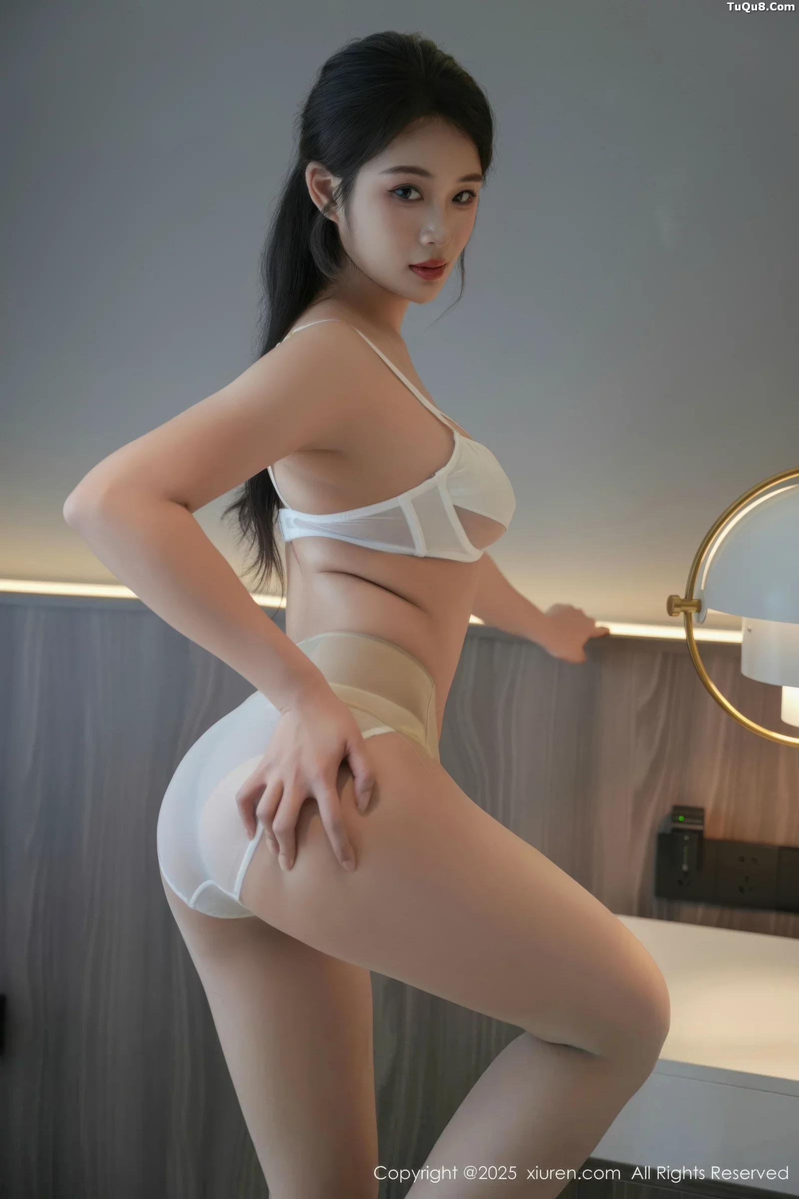 秀人集.com_[XiuRen秀人网]No.10735_模特南乔性感白衬衫配白短裙露超薄肉丝秀白皙皮肤完美诱惑写真66P