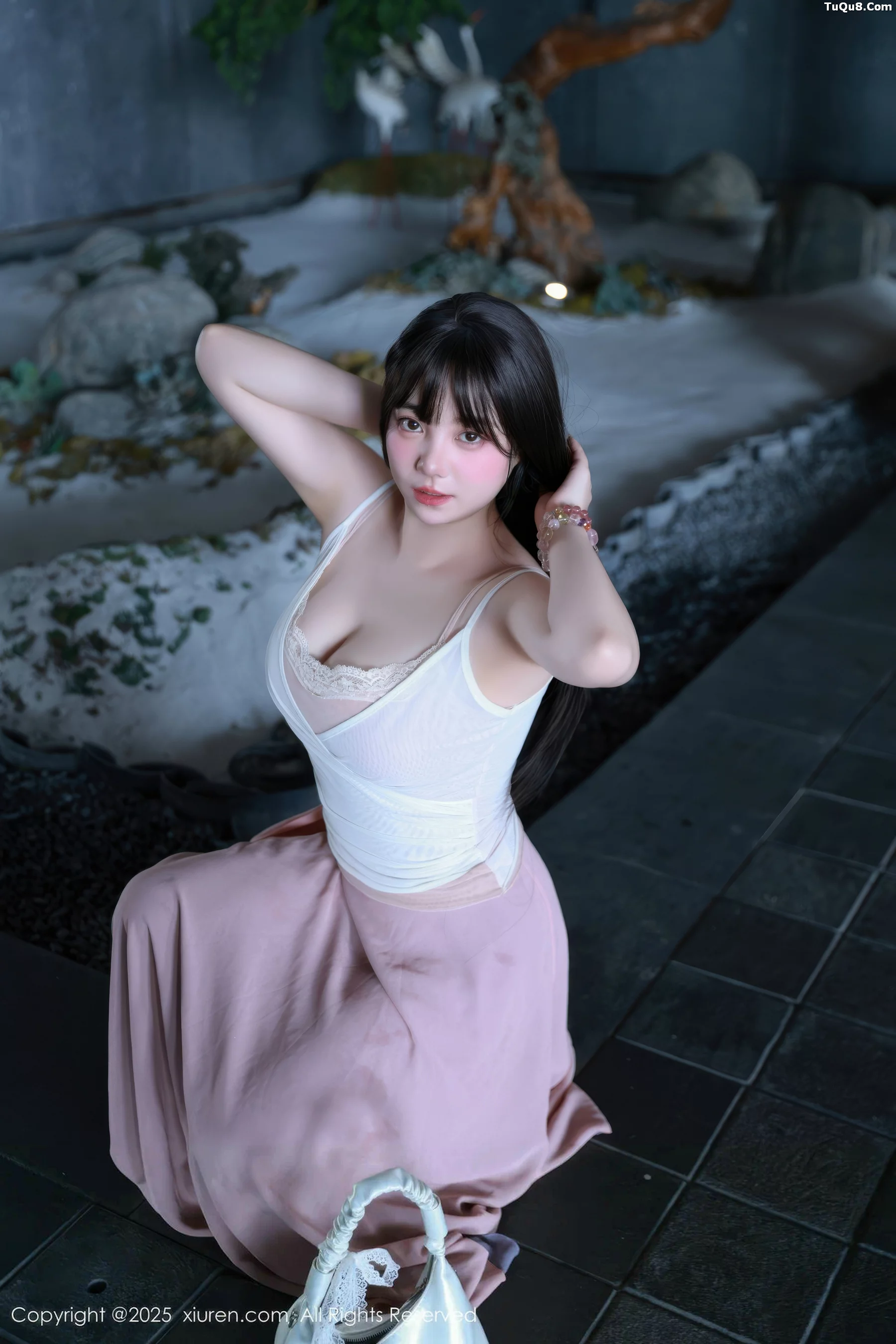 秀人集.com_[XiuRen秀人网]No.10746_模特软情性感低胸紫色长裙露粉色内衣秀曼妙身姿迷人诱惑写真86P