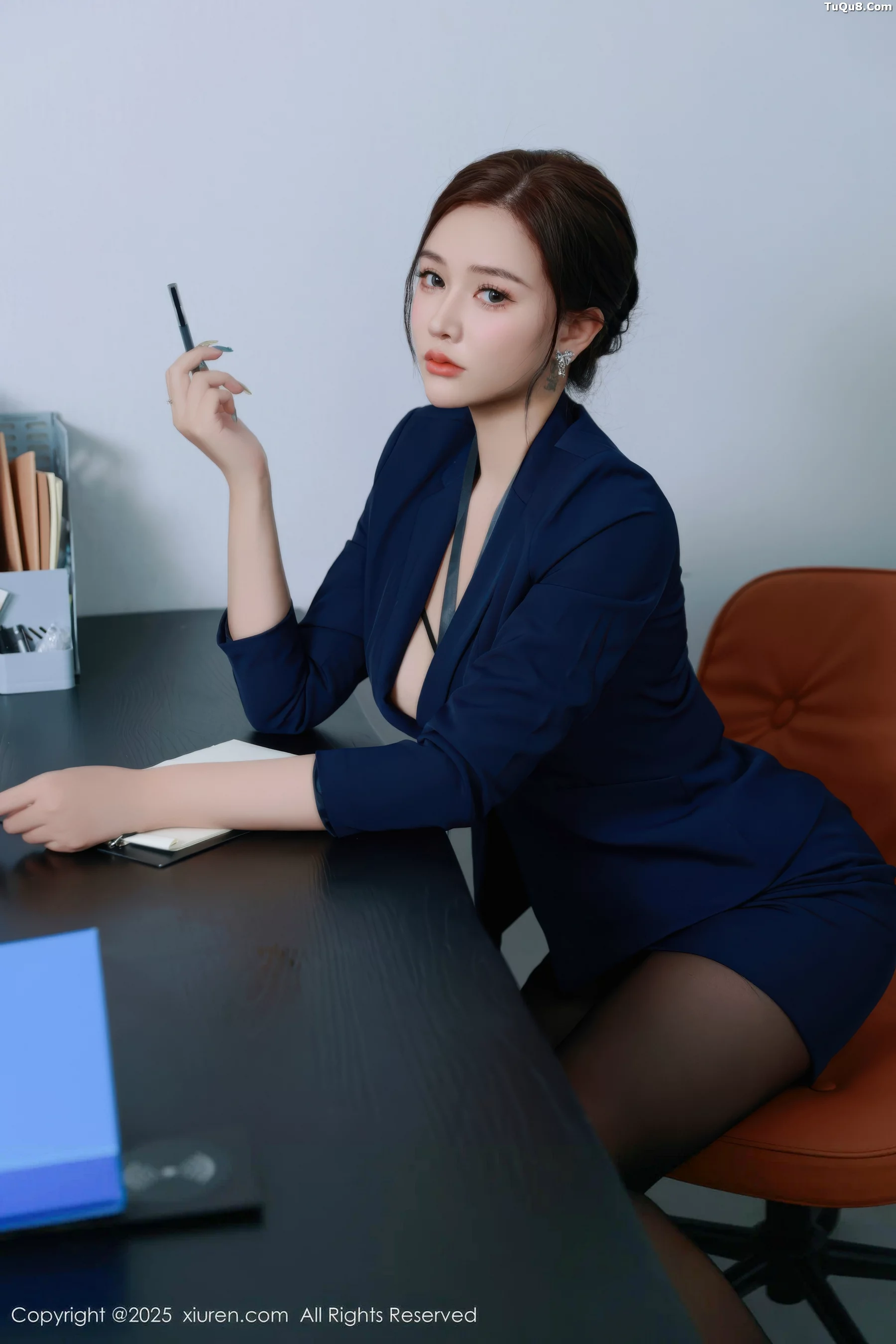 秀人集.com_[XiuRen秀人网]No.10751_模特娜比深色OL服饰露红色内衣配超薄黑丝秀凹凸身材诱惑写真75P