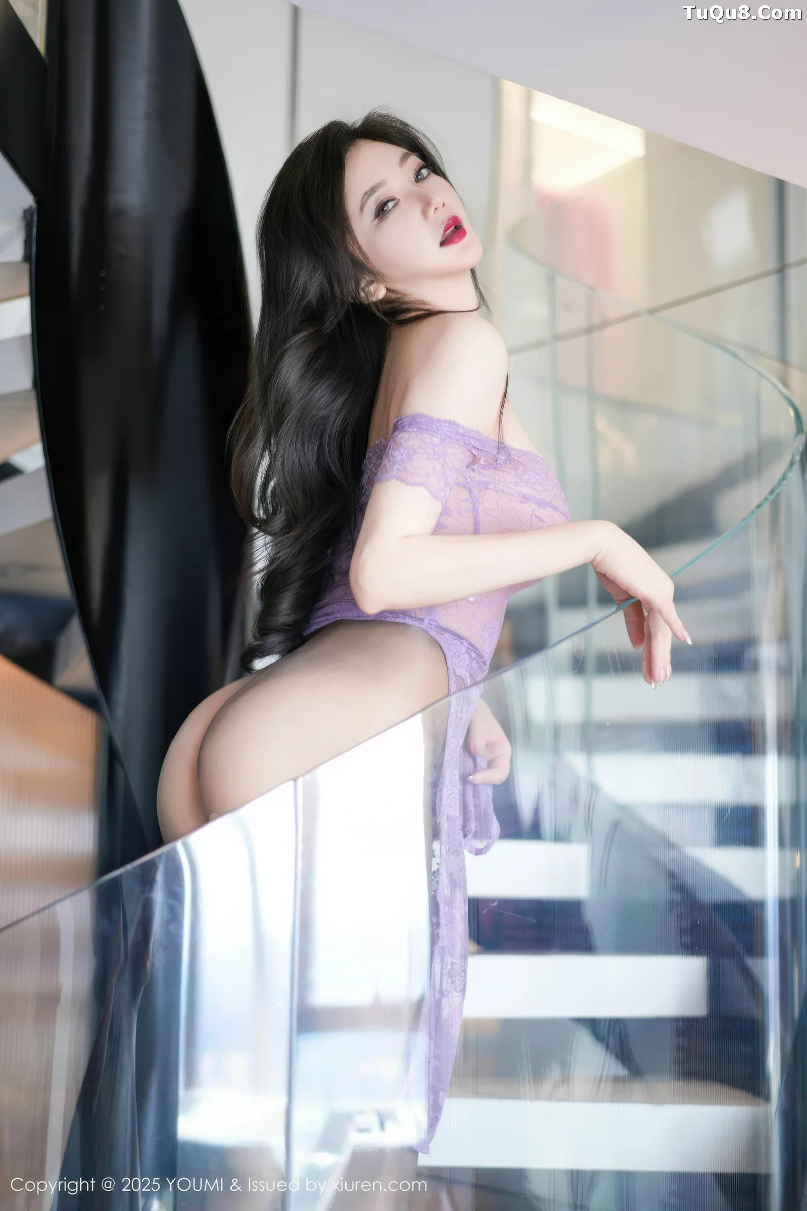 秀人集.com_[YouMi尤蜜荟]Vol.1162_女神心妍小公主性感紫色情趣服饰配超薄黑丝秀丰满身材诱惑写真60P