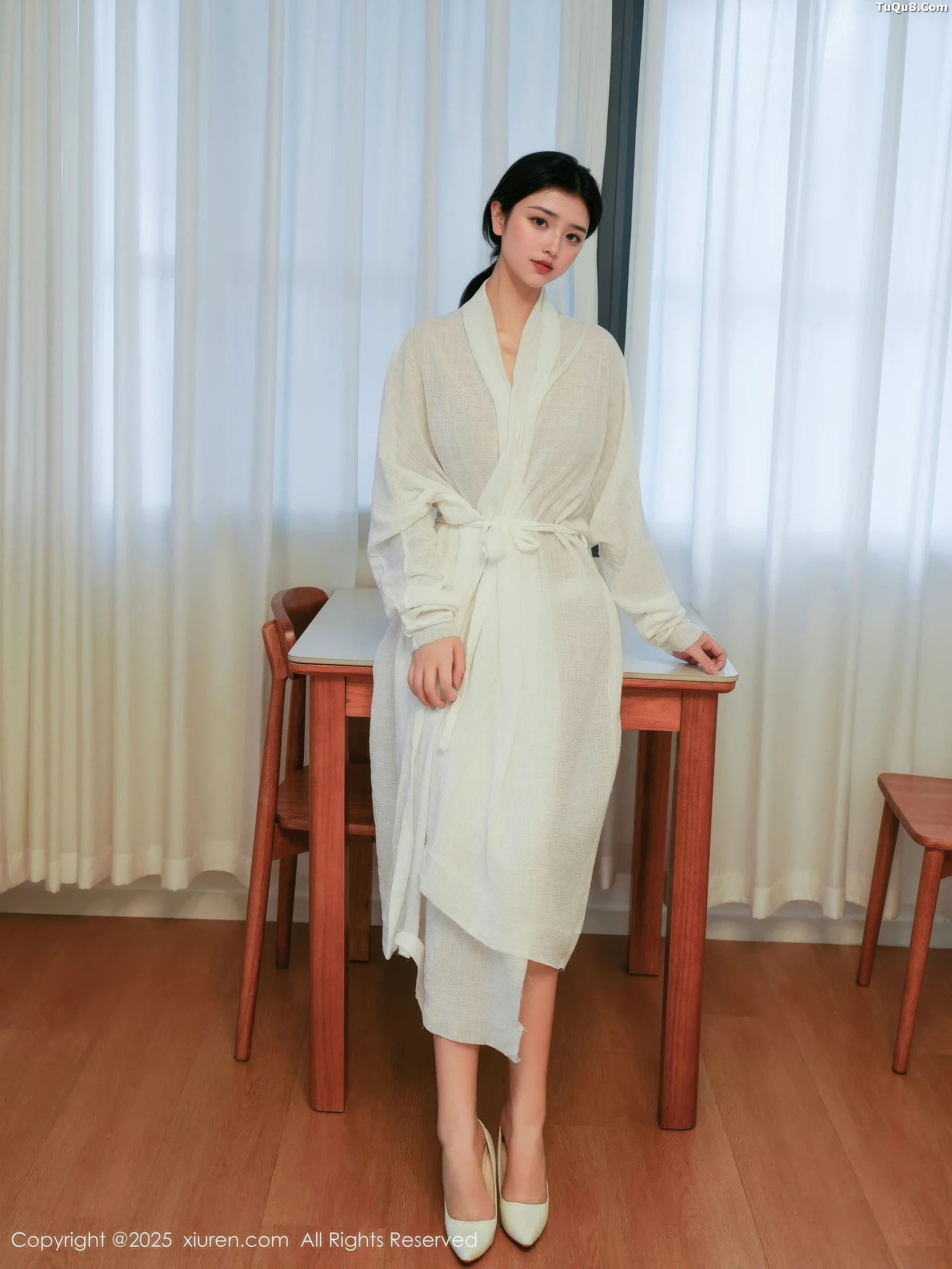 秀人集.com_[XiuRen秀人网]No.10920_模特林悦溪儿性感白色长浴袍配白色高跟秀修长美腿撩人诱惑写真53P