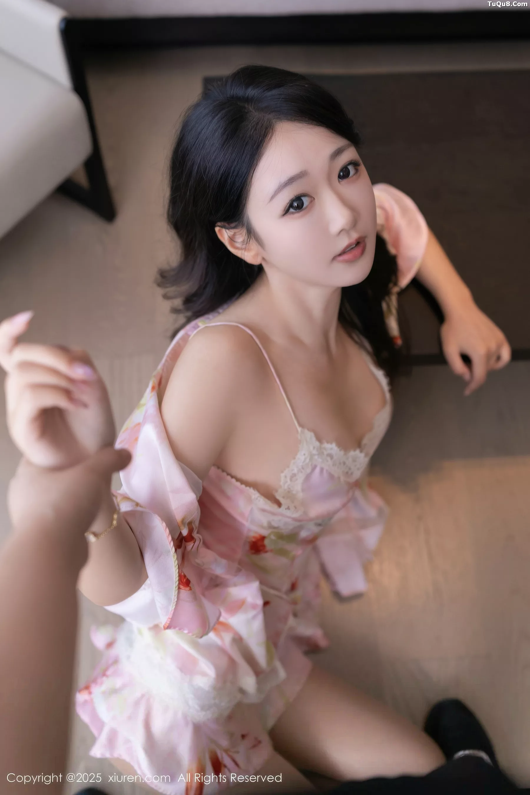 秀人集.com_[XiuRen秀人网]No.10970_模特唐安琪性感粉色睡袍露粉色内衣配超薄肉丝秀曼妙身姿诱惑写真76P