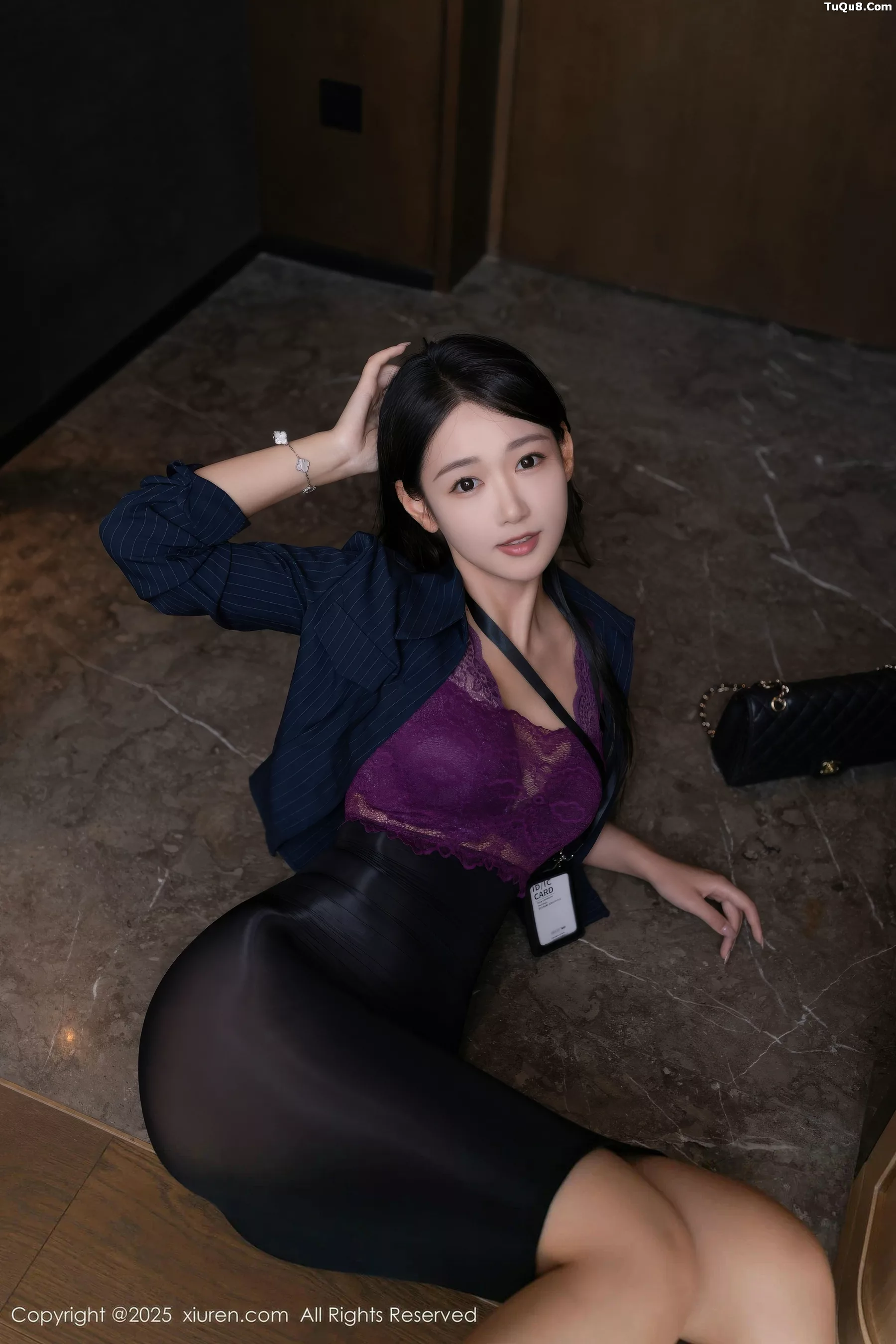 秀人集.com_[XiuRen秀人网]No.10916_模特唐安琪性感紫色内衣配透视黑丝裙秀曼妙身姿迷人诱惑写真77P